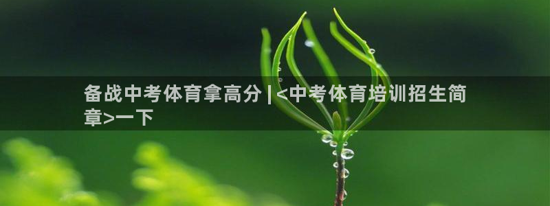 焦点娱乐app下载安装：备战中考体育拿高分 | <中