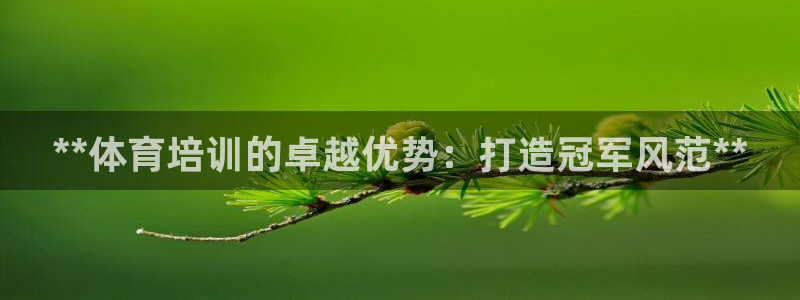焦点娱乐平台果7O777：**体育培训的卓越优势：打